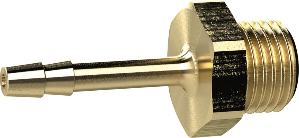 Riegler Einschraubschlauchtülle, G 1/2, für Schlauch LW 19 mm, SW 24, MS
