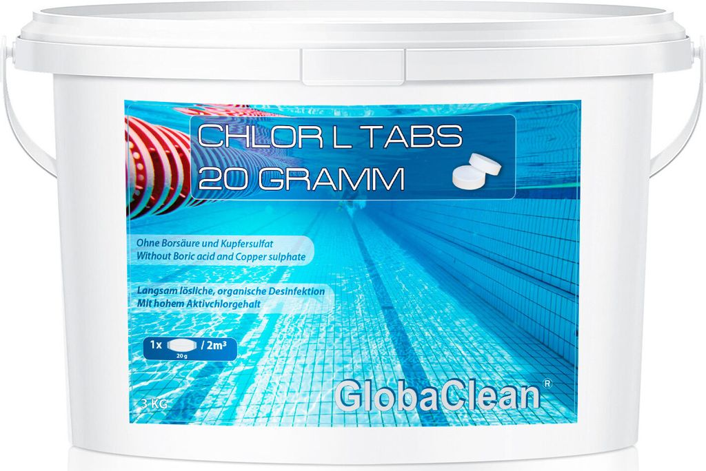 3 kg Pool Chlor L Tabs 20g Produktbild 