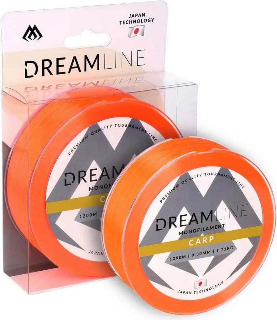 Mikado Dreamline Carp Karpfenlinie 1200 M Orange 0.300 mm Orange 0.300 mm