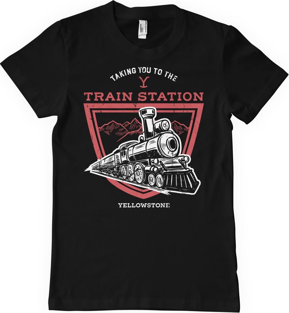 Taking You To The Train Station T-Shirt - Small - Black