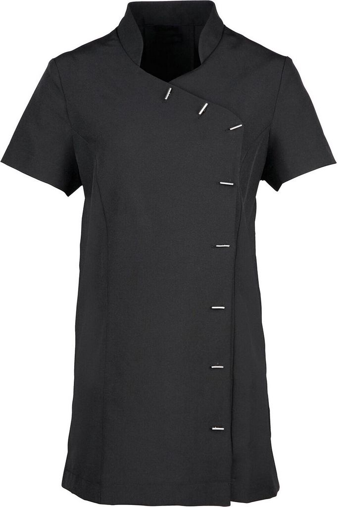 Premier - "Orchid" Tunika für Damen kurzärmlig PC6881 (38 DE) (Schwarz)