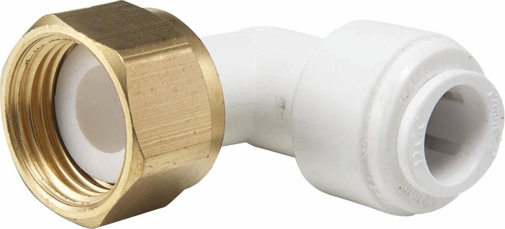 Raccord équerre Femelle écrou Laiton Diam. 12 Mm Image du produit 