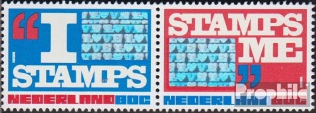 Briefmarken Niederlande 1999 Mi 1718-1719 Paar (kompl.Ausg.) postfrisch Überraschungsmarken