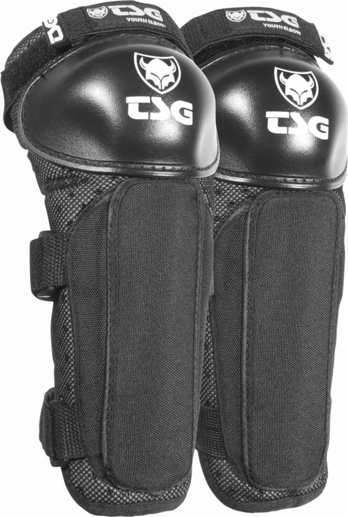 Coudières Junior TSG Noir XS - Éviter les Blessures aux Coudes en Sport