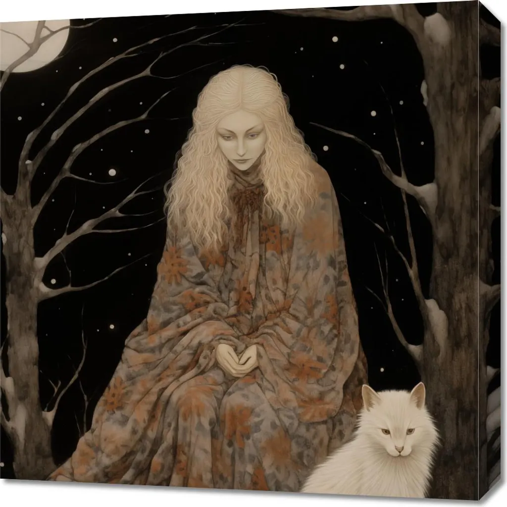 Offerta Quadro Guardiana della Foresta 60x60 - Arredo Casa Top