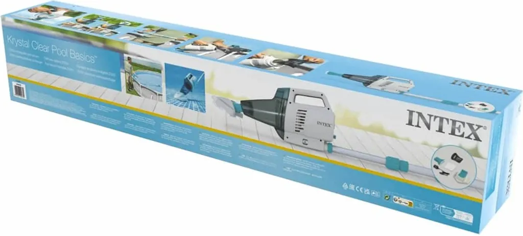 Aspirateur de piscine sans fil Intex ZR200 balai rechargeable