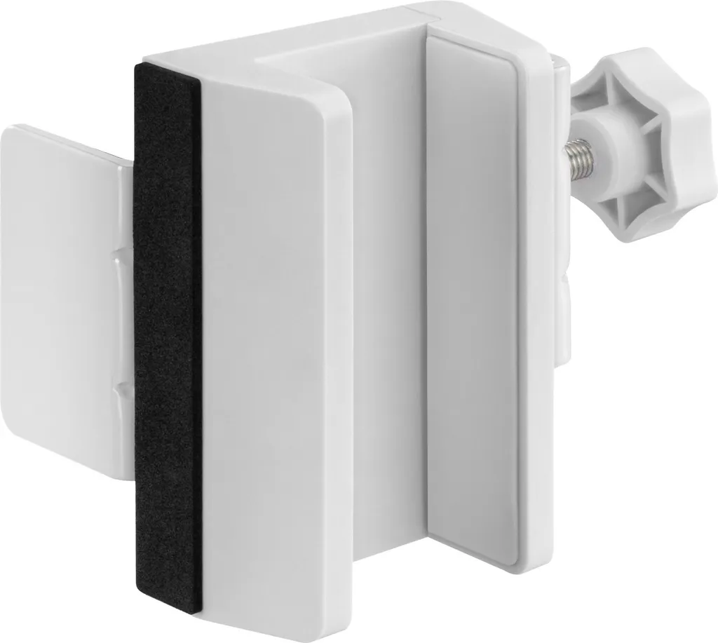 Supporto Multipresa InLine® Professionale: Morsetto Acciaio e ABS Bianco