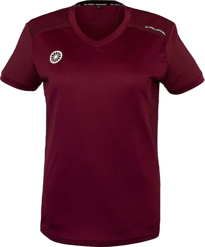 Indian Maharadja Jaipur Performance Tee Damen - Bordeaux | Größe: L