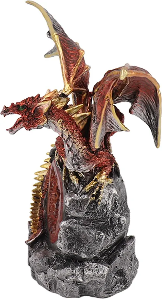 Décoration de maison dragon fantastique avec lumière pour ambiance