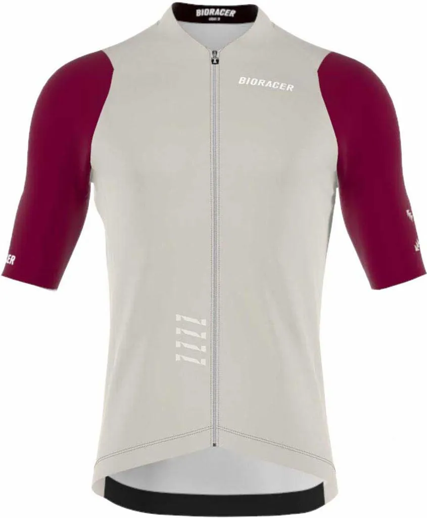 Maillot de vélo Bioracer Icon Gris L Hommes - Idéal Sorties Été Route