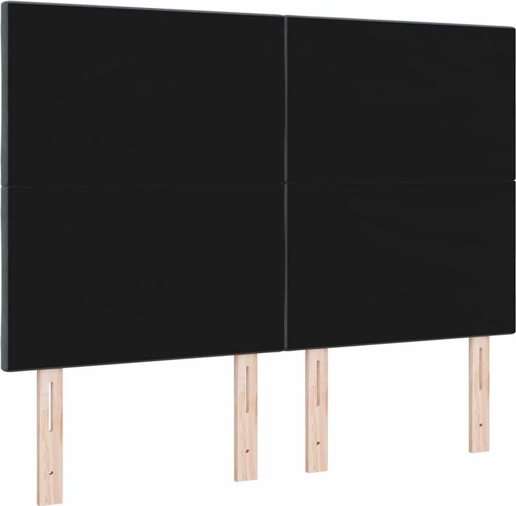 vidaXL Kopfteil Dunkelgrau 144 cm Samt