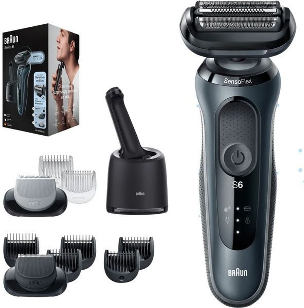 Braun Series 6 61-N7650cc Rasoir pour hommes avec station Image du produit 