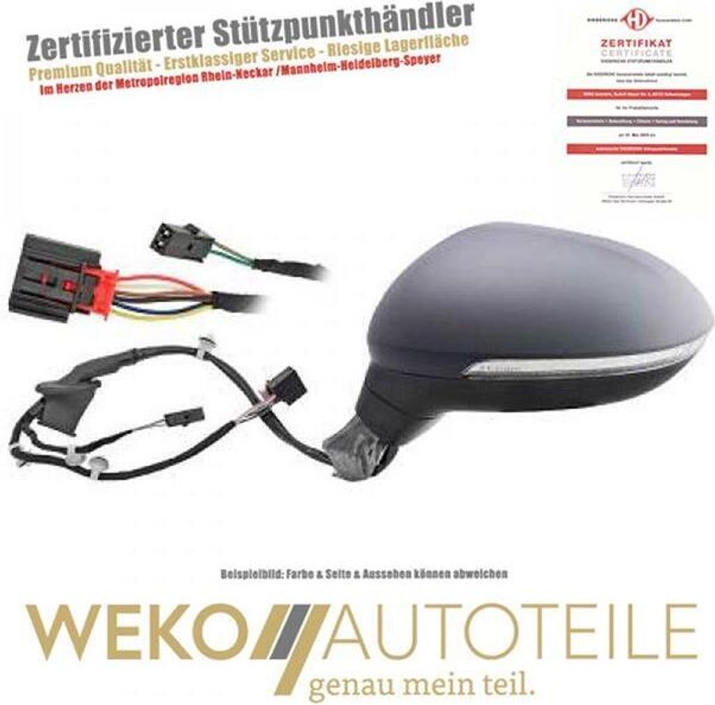 Außenspiegel links DIEDERICHS 2249027 für VW