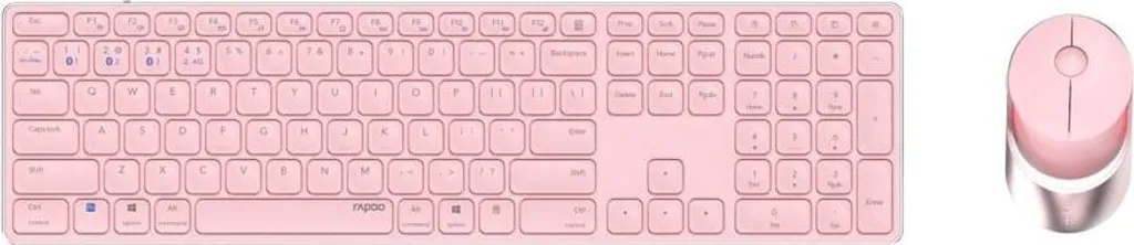 Ensemble sans Fil Rapoo 9850M Rose : Fini l'Encombrement sur le Bureau