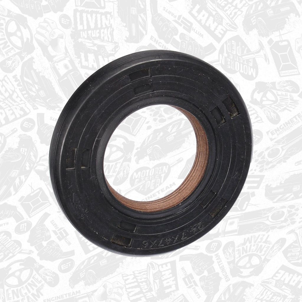 ET ENGINETEAM Nockenwellendichtung Nockenwellendichtung TM0062 stirnseitig für OPEL Corsa F 6mm FKM (Fluorkarbon-Kautschuk) 47mm