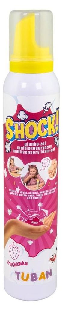 TUBAN SHOCK! schiuma-gel 200ml fragola TU3401 Immagine del prodotto 