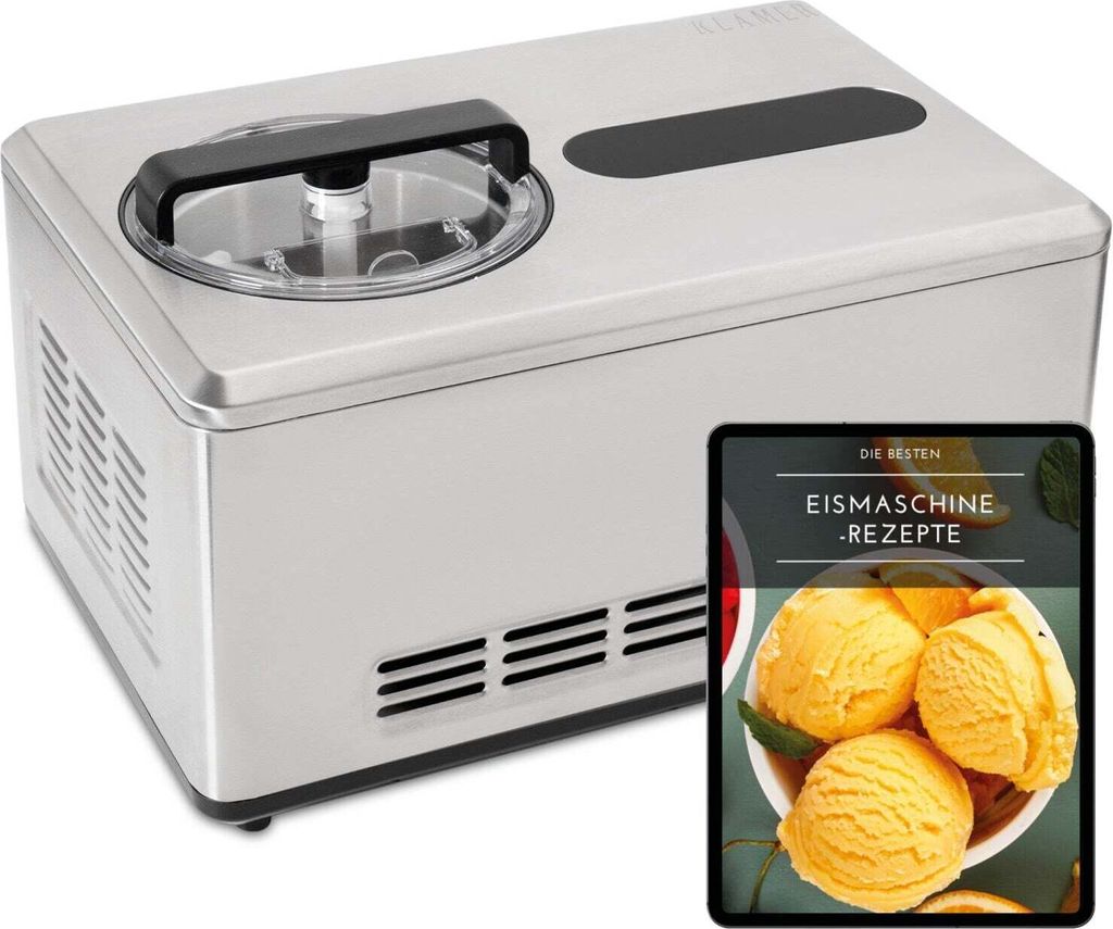 KLAMER 2-in-1 Eismaschine & Joghurtbereiter 2 L, 220 W Produktbild