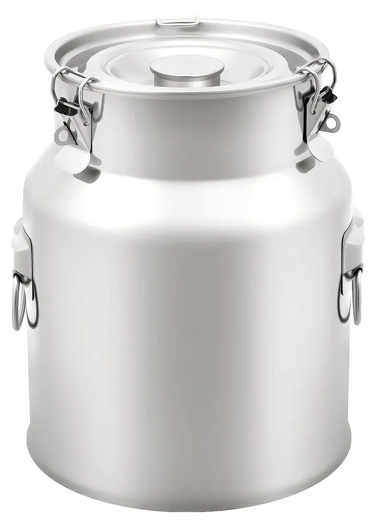 Conteneur de stockage hermétique 14 litres argenté pour toute la maison