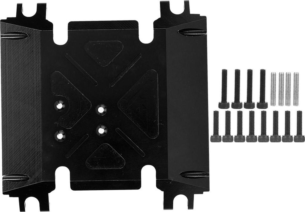 Zentralgetriebe-Montage-Unterfahrschutz, Zubehör, passend für AXIAL WRAITH 90018 90048 1/10 RC CarBlack