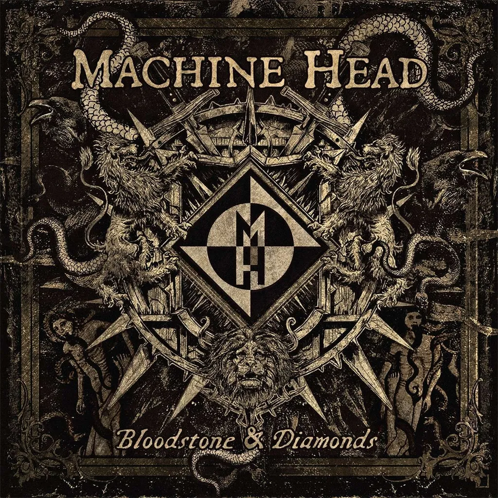 CD Audio Bloodstone & Diamonds par Machine Head Album Metal Original