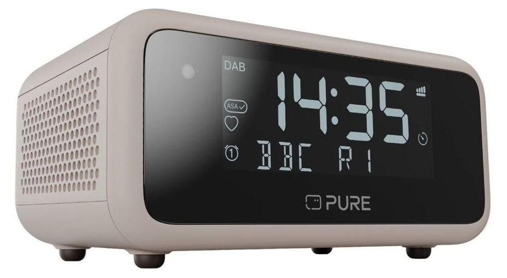 Pure Elan Sleep, Digitální budík, Obdélník, Písková, FM, Obrázek produktu 