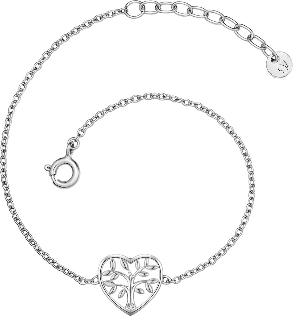 Glanzstücke München Armband Lebensbaum Sterling Silber Lab Grown Diamond 17,0 cm Basislänge + 3,0 cm Verlängerung 50083919