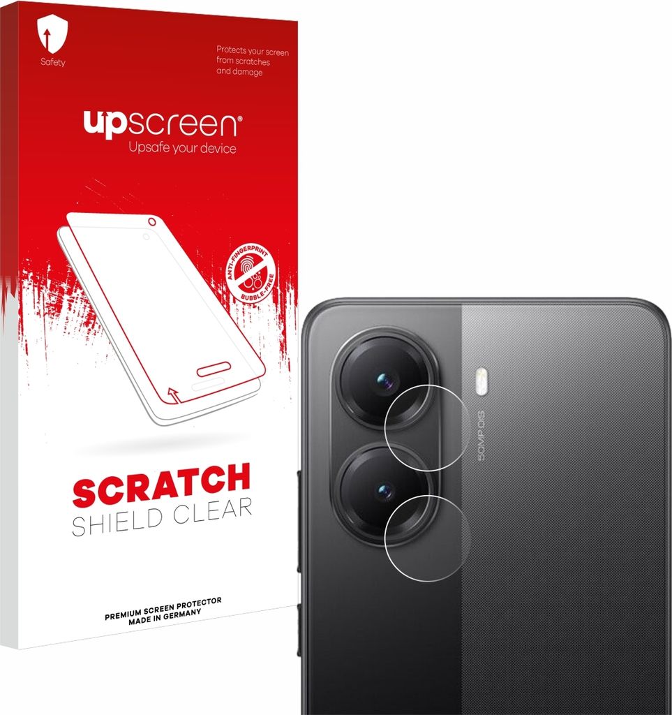 upscreen Schutzfolie für Xiaomi Poco X7 Pro (NUR Kameraschutz) Displayschutz Displayschutzfolie Folie Klar Transparent