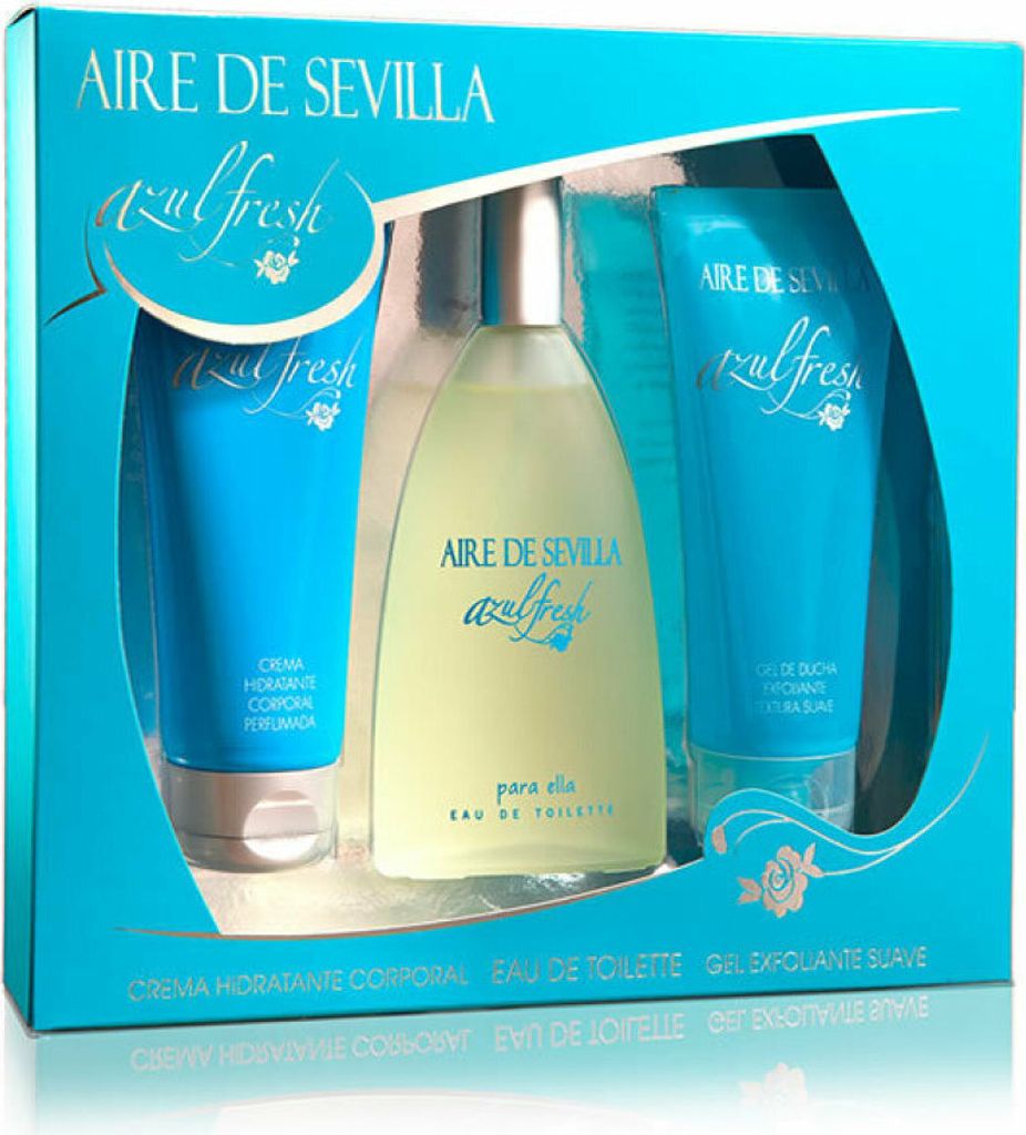Aire De Sevilla Azul Fresh Eau De Toilette Spray 150ml Set 3 Piezas