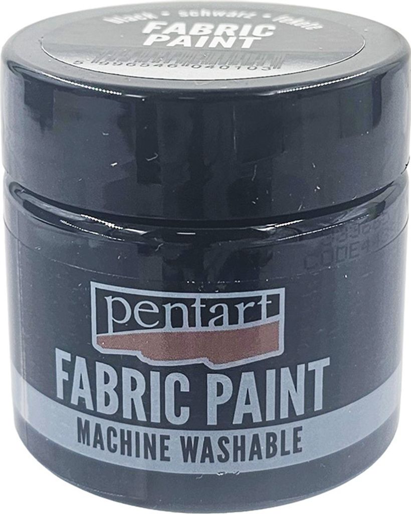 Farba do tkanin - Pentart - czarna 50ml Zdjęcie produktu 