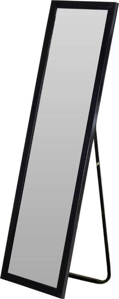 specchio rettangolare 126 cm, nero Immagine del prodotto 