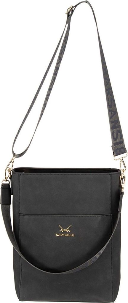 Sansibar Schultertasche Umhängetasche Tote Bag Black schwarz