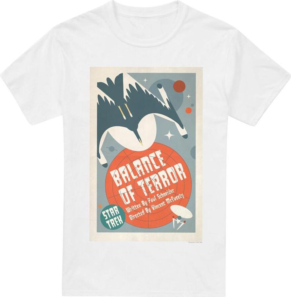 Star Trek - "The Original Series Episode 14" T-Shirt für Herren TV13819 (4XL) (Weiß)