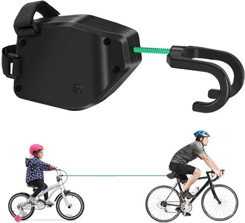 Câble de remorquage vélo pour aider les enfants en montée sortie VTT
