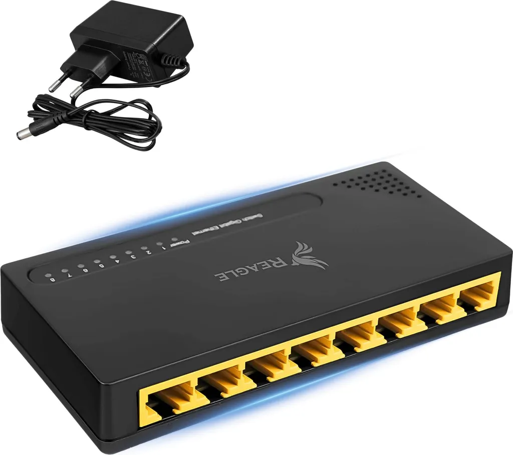 Switch LAN 8 ports Gigabit RJ45 pour corriger les coupures Wi-Fi de votre box