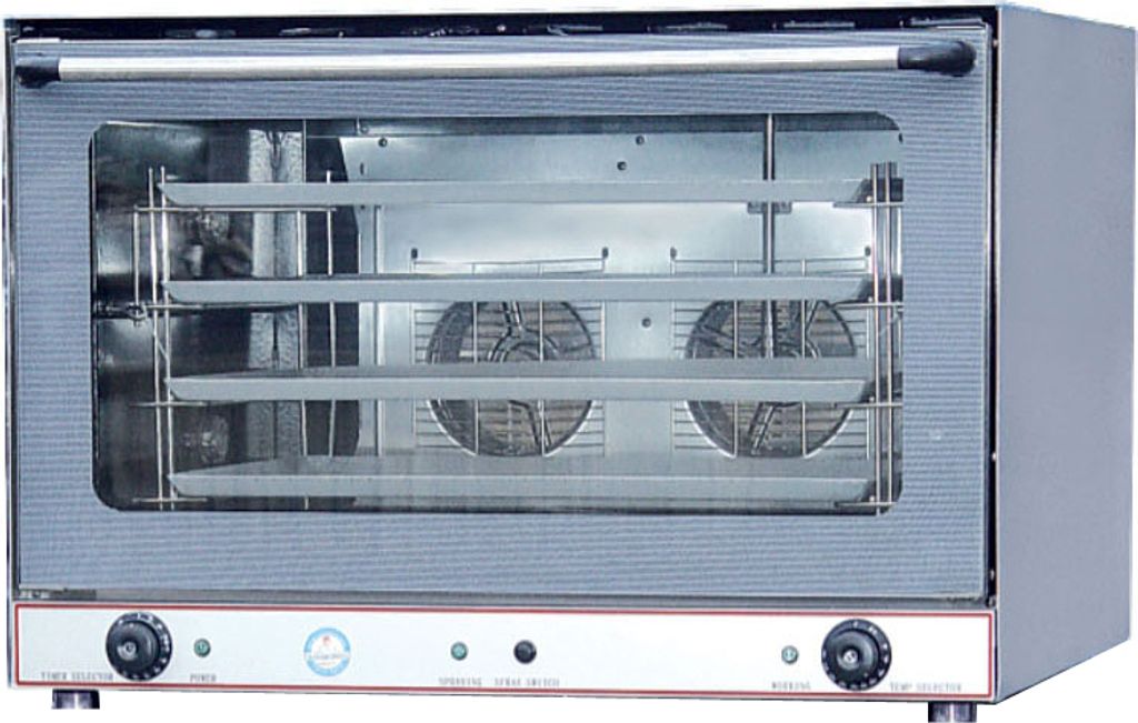 Cube SS-8 Konvektionsofen | HxBxT 57x83,5x77cm | +50/+300°C | inkl. 4 Tabletts | Edelstahl