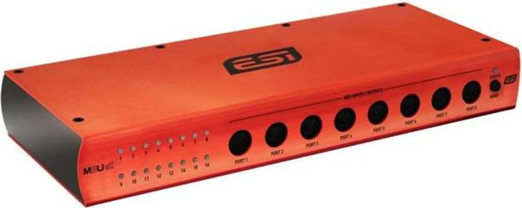 Interface MIDI ESI M8U eX à 16 Ports Commutables avec Câble USB