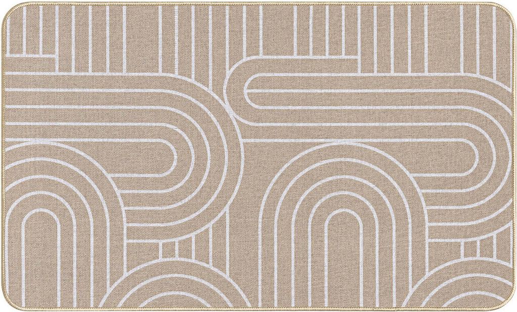 Gewebter Teppich mit Muster, 45 x 75 cm, MODUL