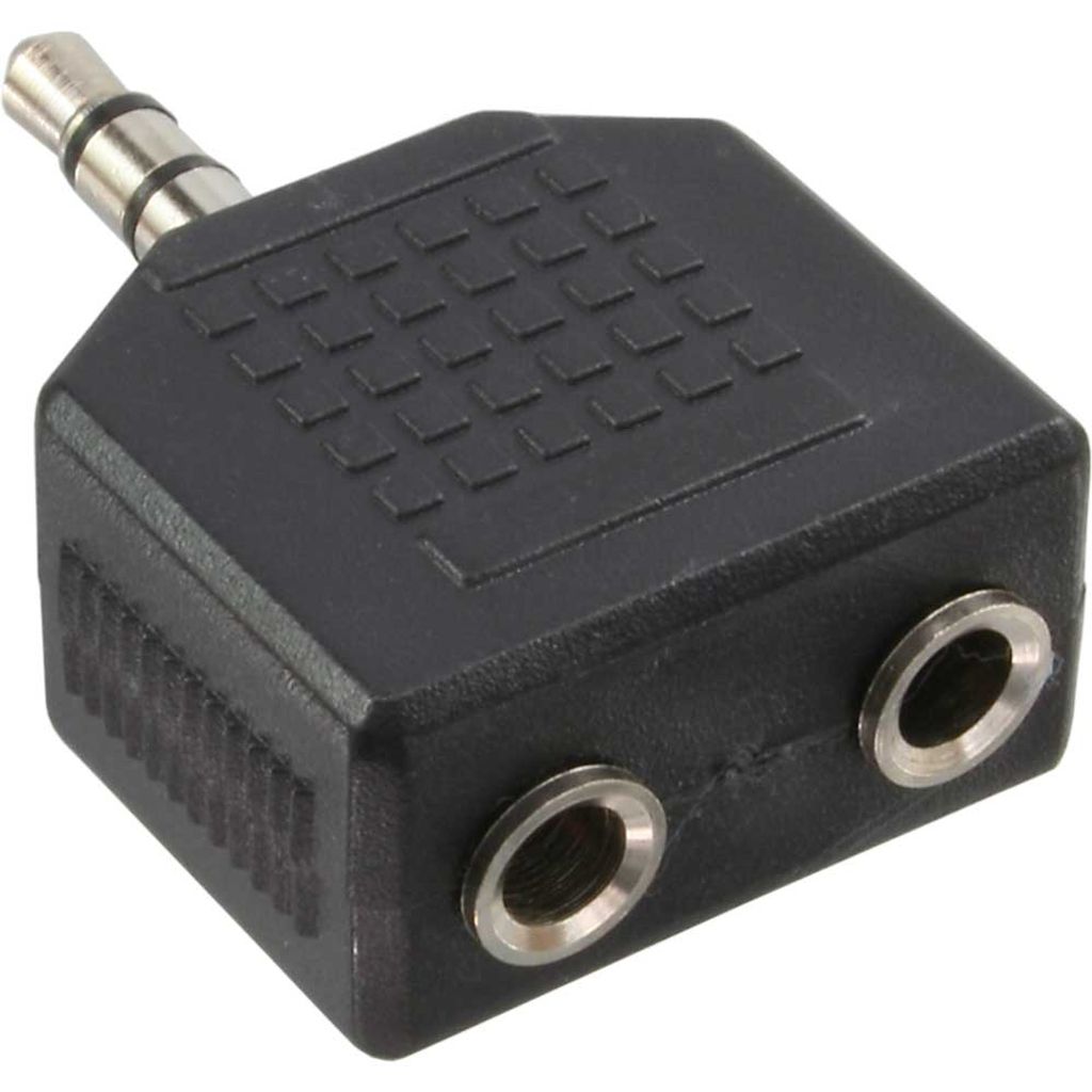 InLine Audio Adapter, 3,5mm Klinke Stecker an 2x 3,5mm Produktbild 