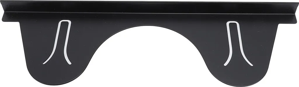 Protection interstice cuisinière inox noir kit de 4 pièces 35-70 cm