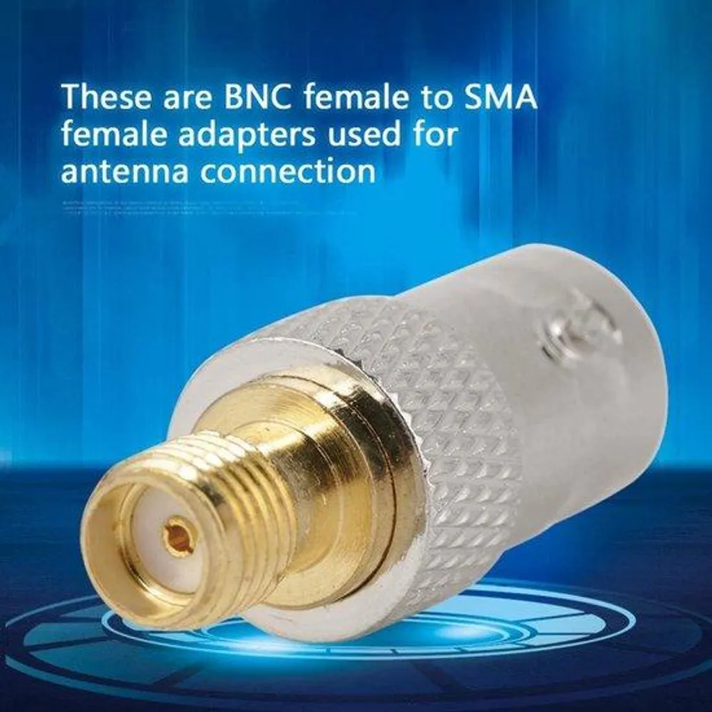 Adaptateur BNC femelle vers SMA femelle RF coaxial - Connecteur 1 pièce