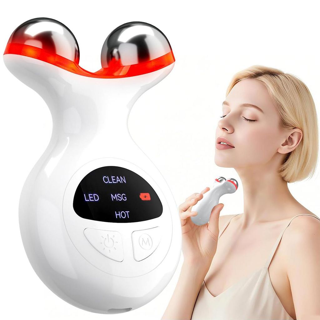 Mikrostrom Gesichtsgerät mit LED & Rotlicht, V-Gesicht Produktbild 