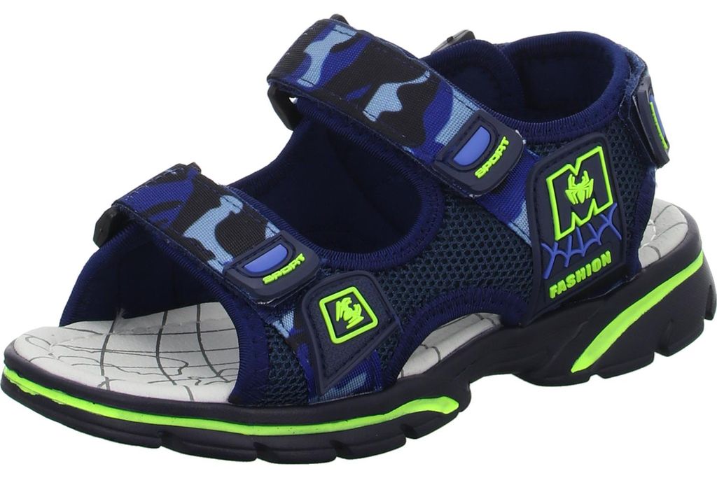 Sneakers Kinder-Jungen-Sandalette Navy-Blau, Farbe:blau, EU Größe:32