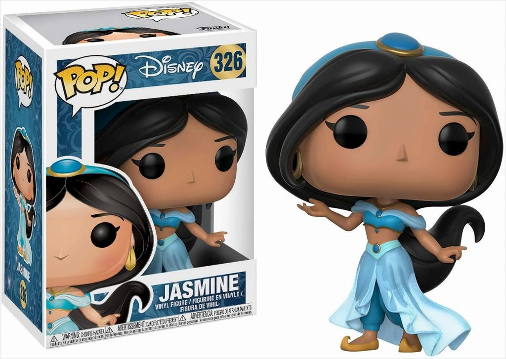 FUNKO WACKELKOPF POP-KULTUR DISNEY ALADIN JASMINE NERD HIPSTER FIGUR NEU! Funko