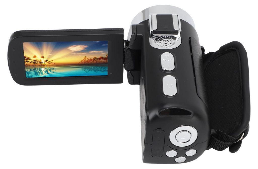4K Video Camera Camcorder 64MP HD WiFi 3 Inch Rotation Screen Digital Video Recorder with LED Fill Light for Travel