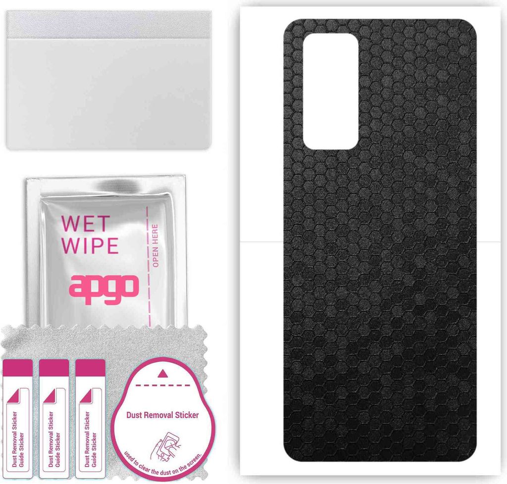 apgo Rückseite Schutzfolie, Skin, kompatibel mit T-Mobile Revvl V Plus 5G, Hinten Displayschutzfolie aus Vinylfolie, kratzfest, einfache Montage -...