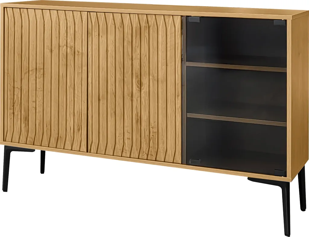 Buffet de Cuisine et Chambre Moderne, Meuble Bas Multiusage - 4