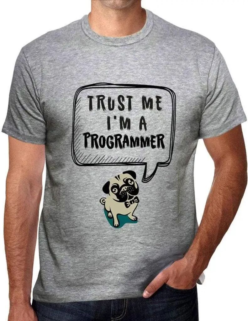 Herren Grafik T-Shirt Vertrauen Sie mir ich bin ein Programmierer – Trust Me I'm A Programmer – Öko-Verantwortlich Vintage Jahrgang Kurzarm Lu...