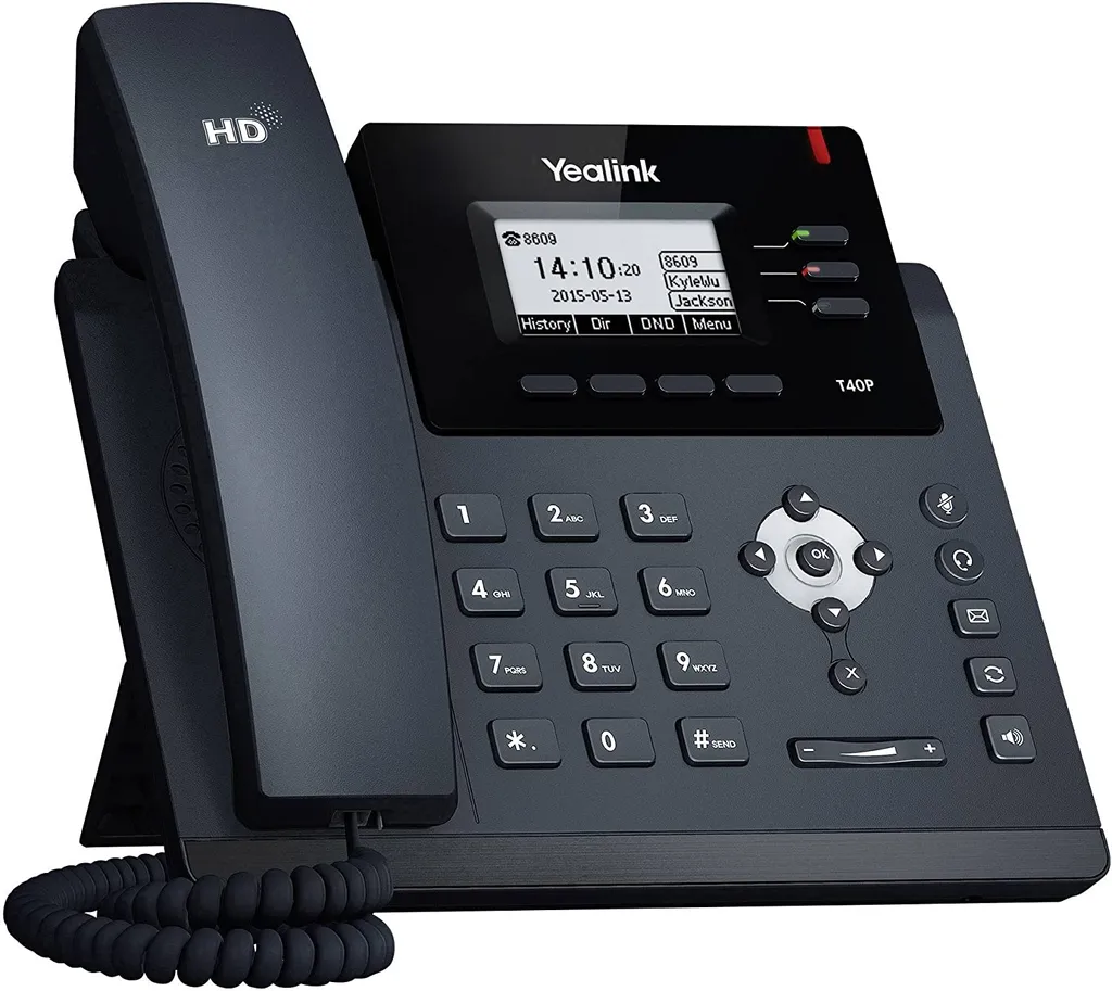 Yealink T40P Nero Molto Buono - Telefono IP 3 Linee SIP Business