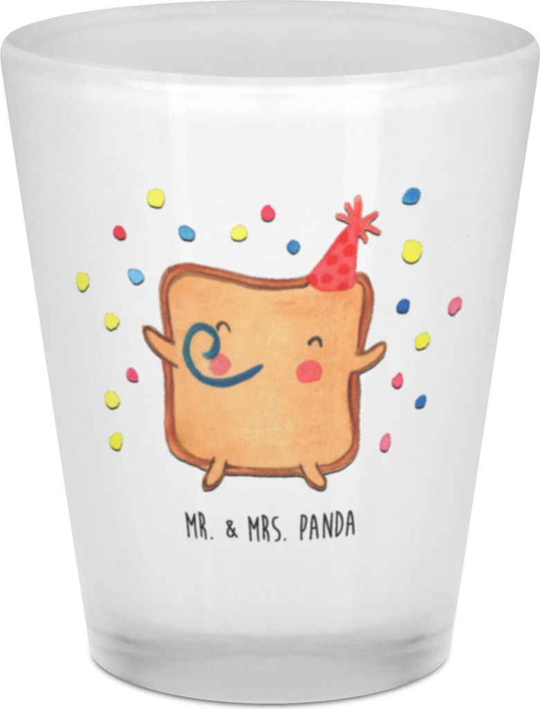 Mr. & Mrs. Panda Schnapsglas Toast Party - Transparent - Produktbild 