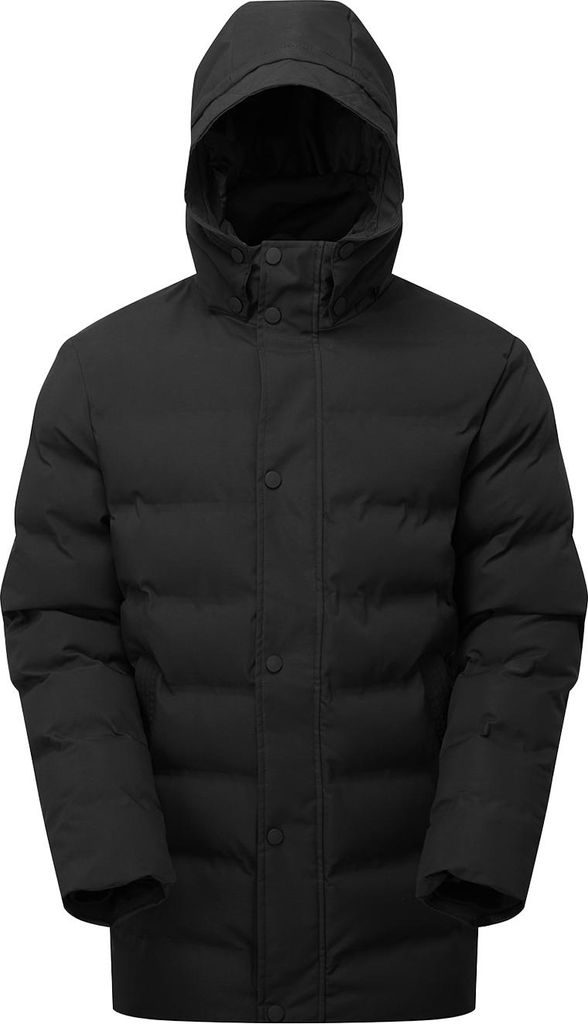 2786 - Steppjacke für Herren, Lang geschnitten RW10877 (XXL) (Schwarz)